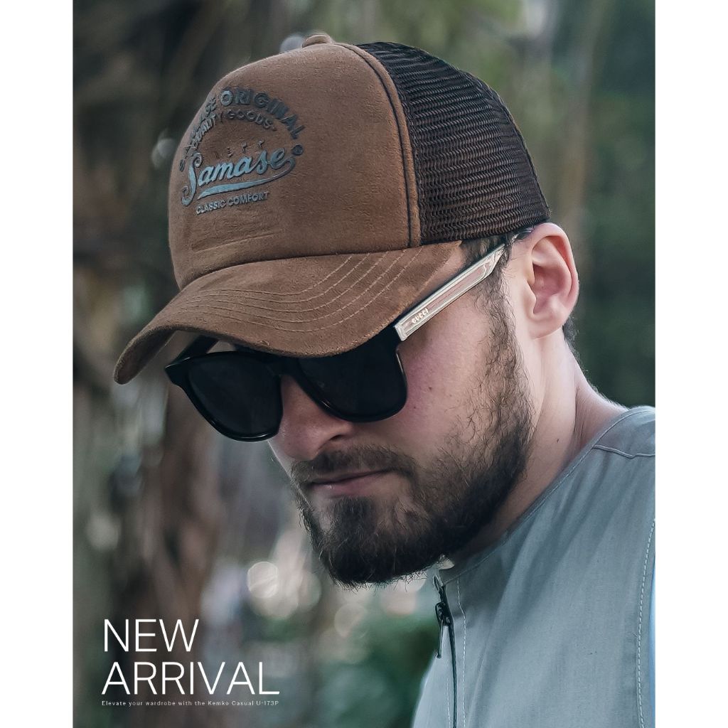Jual SAMASE Topi Trucker Cap Suede B001 Topi Pria Remaja - Dewasa ...