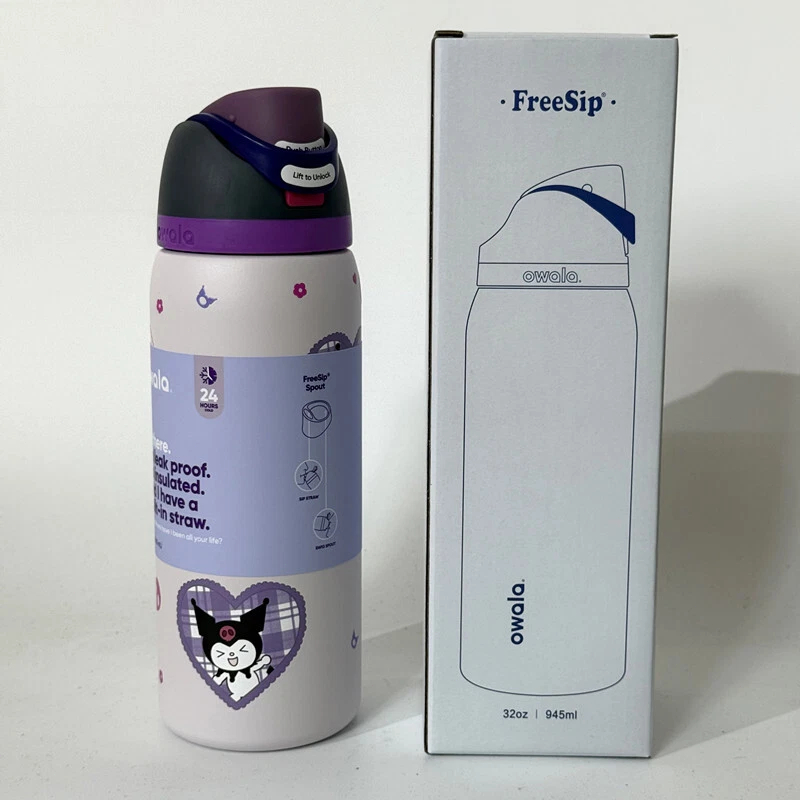 Jual Owala Kuromi FreeSip 24oz/32oz portable vacuum tube vacuum