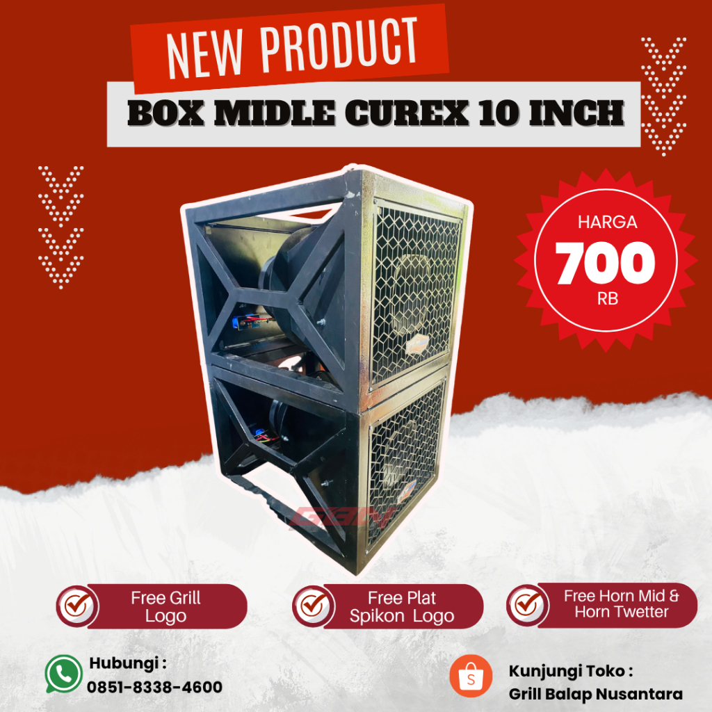 Jual BOX MIDLE CUREX SINGLE FULL BESI | Shopee Indonesia