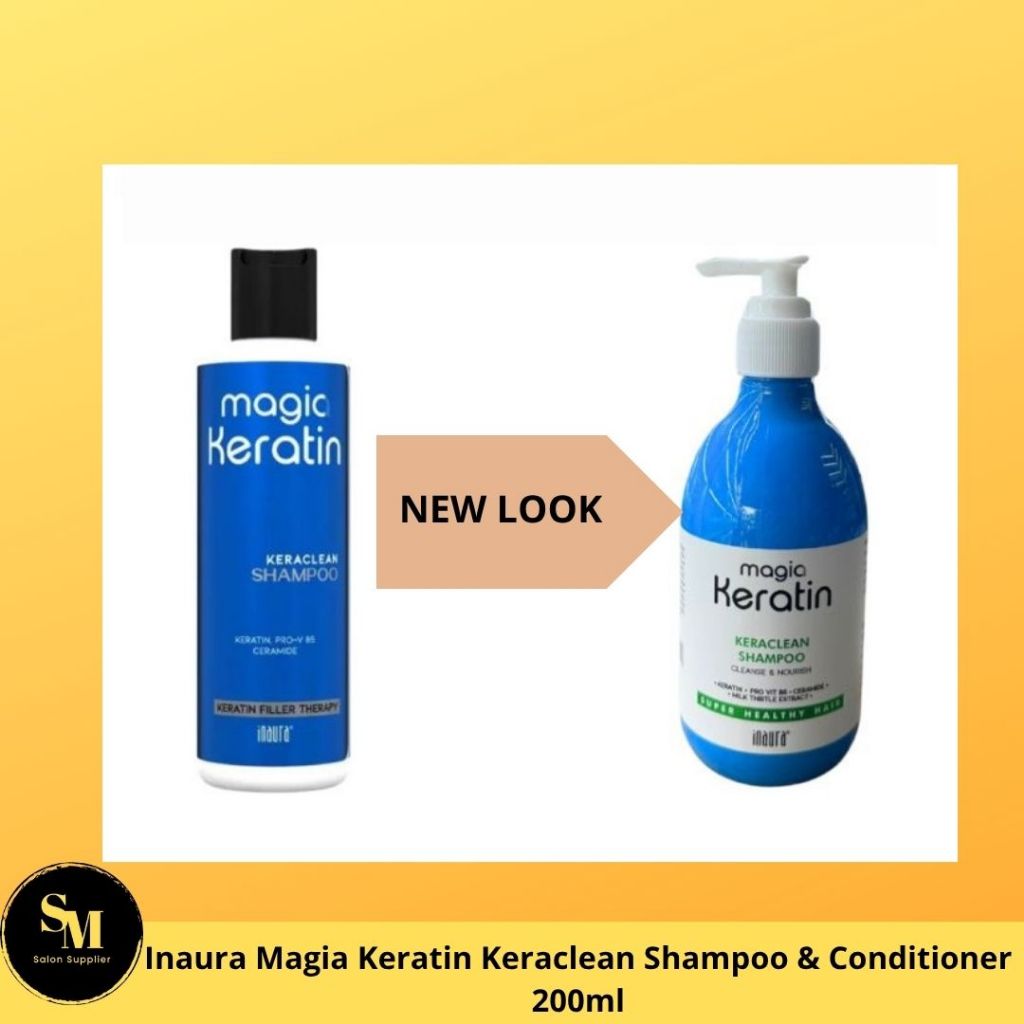 Jual Inaura Magia Keratin Shampoo & Conditioner 200ml - Perawatan ...