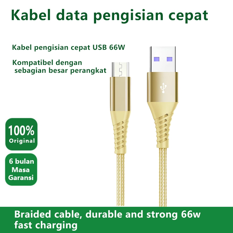 Jual 66W kabel data Fast Charging USB To Type C Cable FOR iPhone ios ...