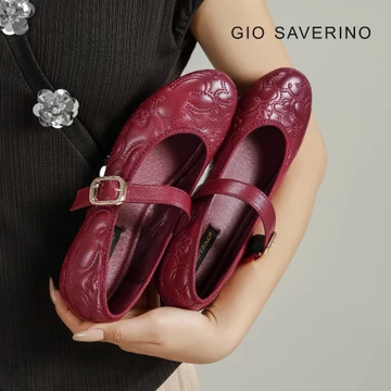 Gio Saverino Sepatu Wanita Flat Shoes Korea Ballerina Yangon