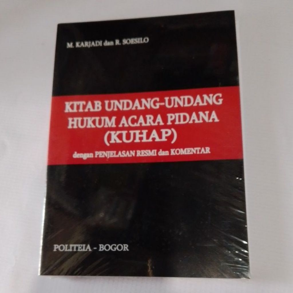 Jual KUHAP ( KITAB UNDANG-UNDANG HUKUM ACARA PIDANA) | Shopee Indonesia