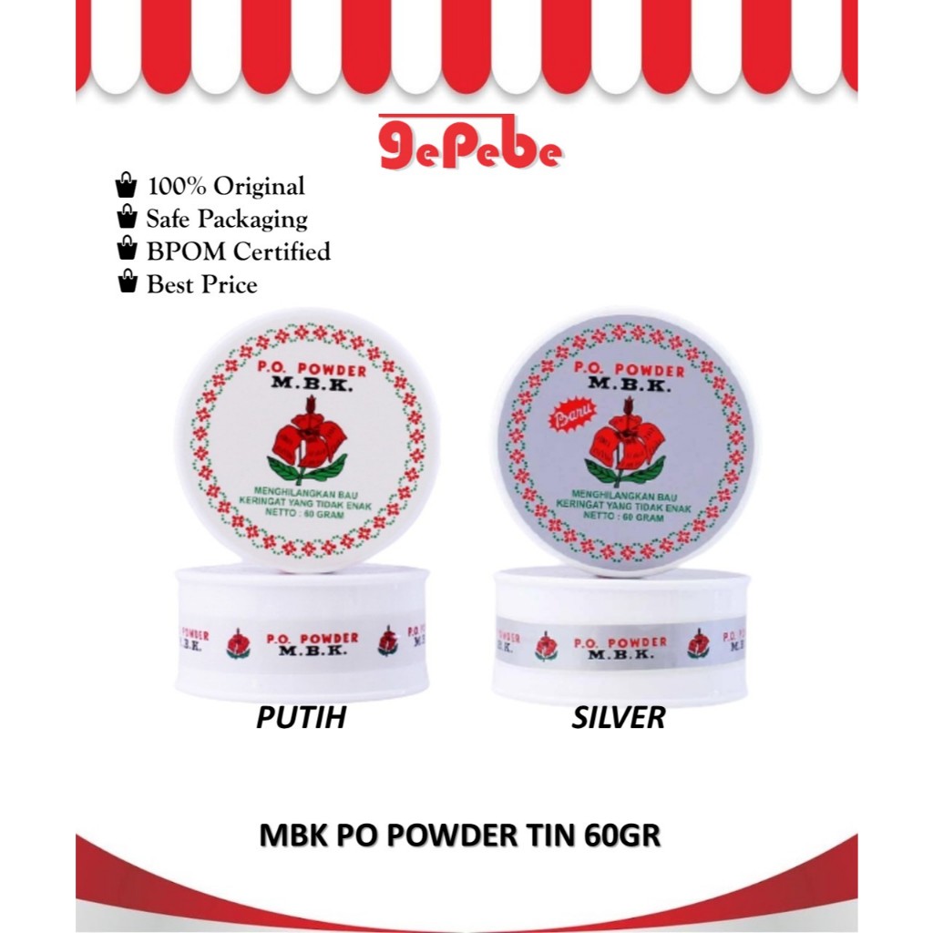 Jual MBK PO Powder Tin 60gr | Shopee Indonesia