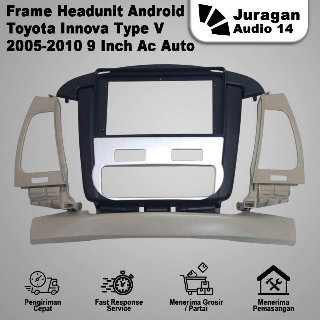 Jual Frame Headunit Android 9 Inch Innova 2005-2010 Tipe V Ac Auto ...