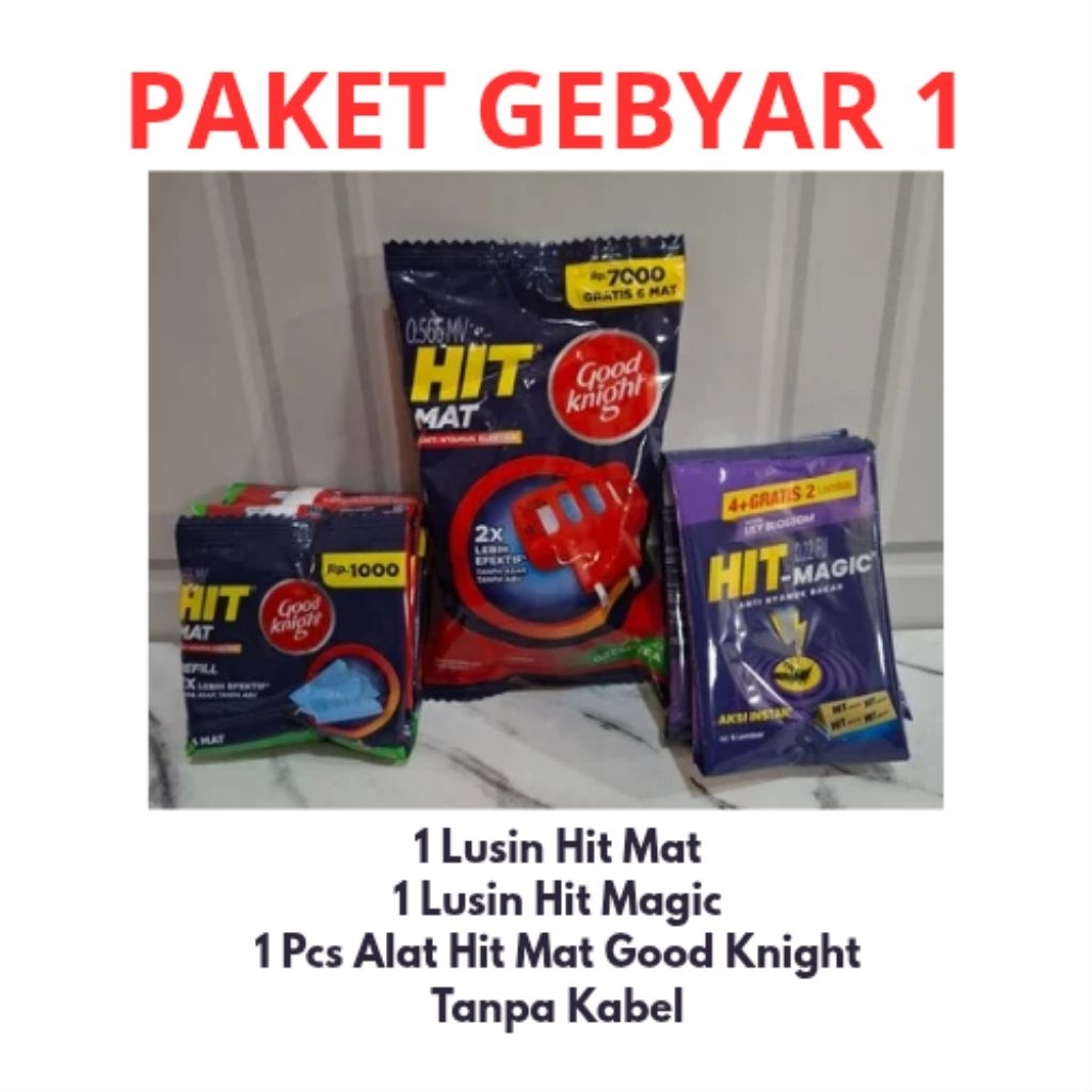 Jual PAKET 1 GEBYAR AGUSTUSAN 2025 (1 LUSIN HIT MAT + 1 LUSIN HIT MAGIC ...