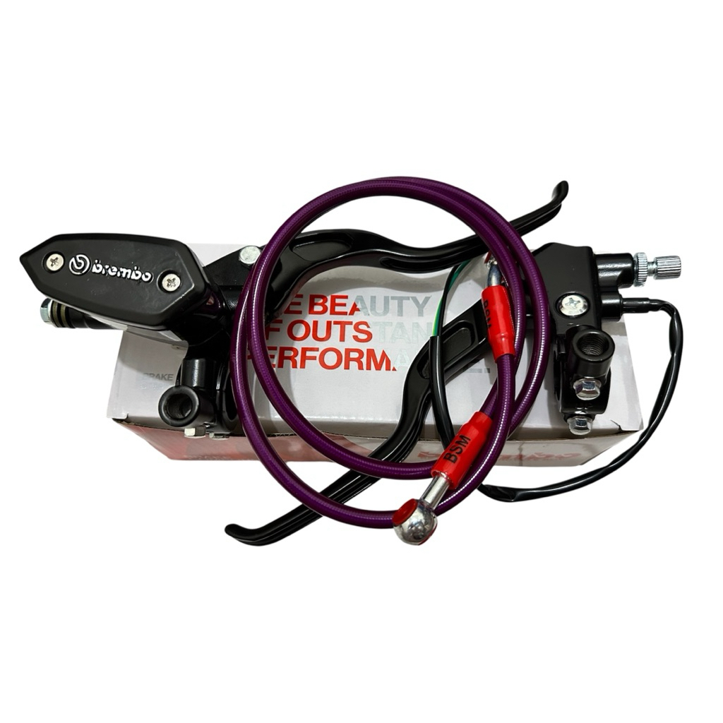 Jual MASTER REM OVAL SEPASANG PLUS SELANG REM DEPAN 95cm PURPLE VIOLET ...