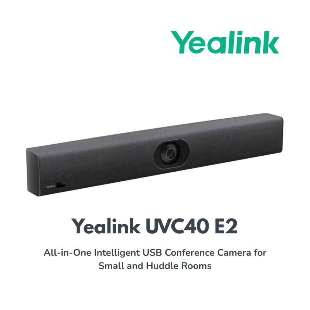 Jual Yealink UVC40 E2 - USB BYOD Meeting Bar for Small Meeting Room ...