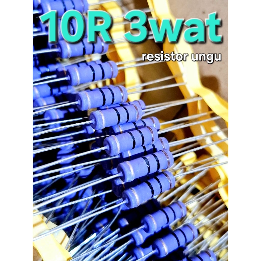 Jual resistor 3wat ori fixet UNGU pilih vareasi | Shopee Indonesia