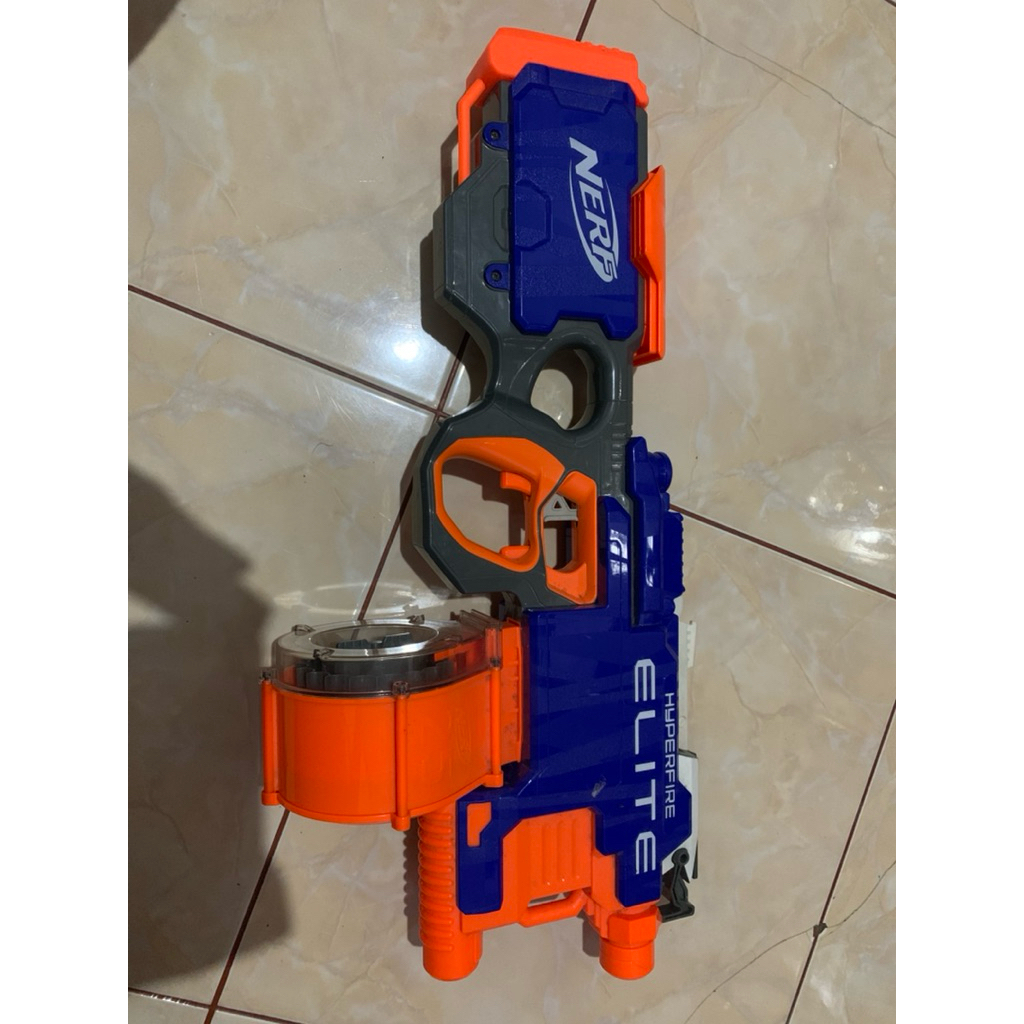 Jual Nerf N-Strike Elite HyperFire Blaster (2nd) | Shopee Indonesia