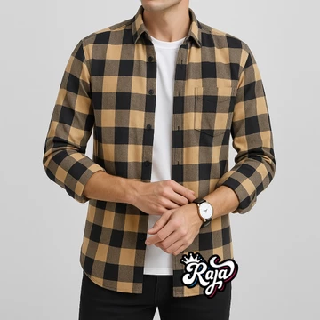 Kemeja Flanel Pria Lengan Panjang Distro Fanel Motip Kotak
