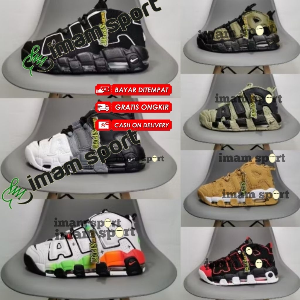 SEPATU BASKET UPTEMP0 BLACK WHITE