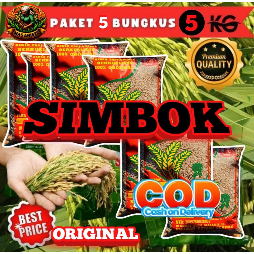 Jual BENIH PADI SIMBOK SUPER IN HIBRIDA KEMASAN 5KG | Shopee Indonesia
