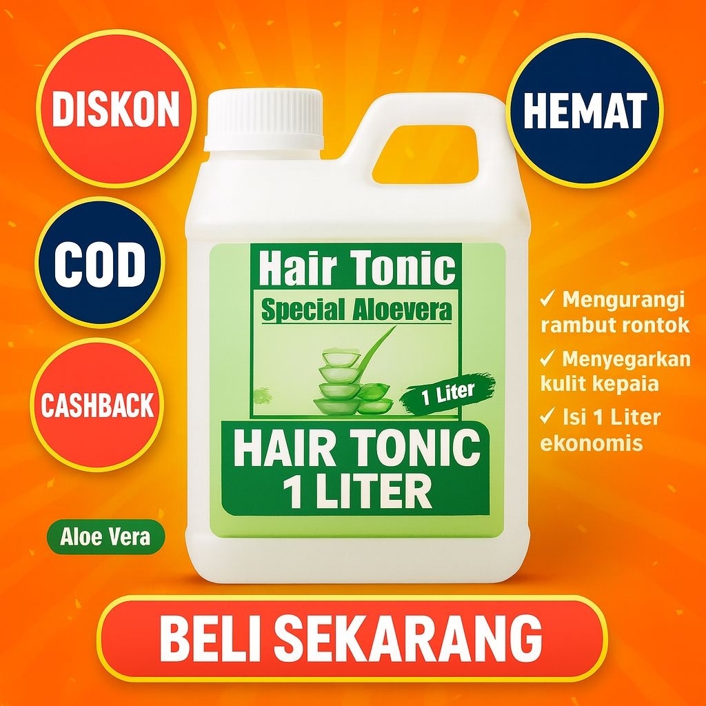 Jual HAIR TONIC SALON 1 LITER PREMIUM / HAIR TONIC RAMBUT RONTOK ...