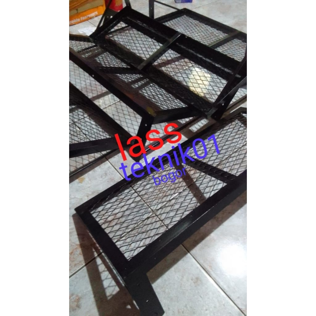 Jual rak ambalan pot bunga rak pc rak printer tempel dinding serbaguna ...
