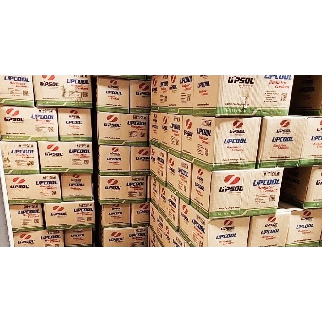 Jual Air Radiator/Coolant Merek UPSOL 1 Liter Motor/mobil (1 dus ...