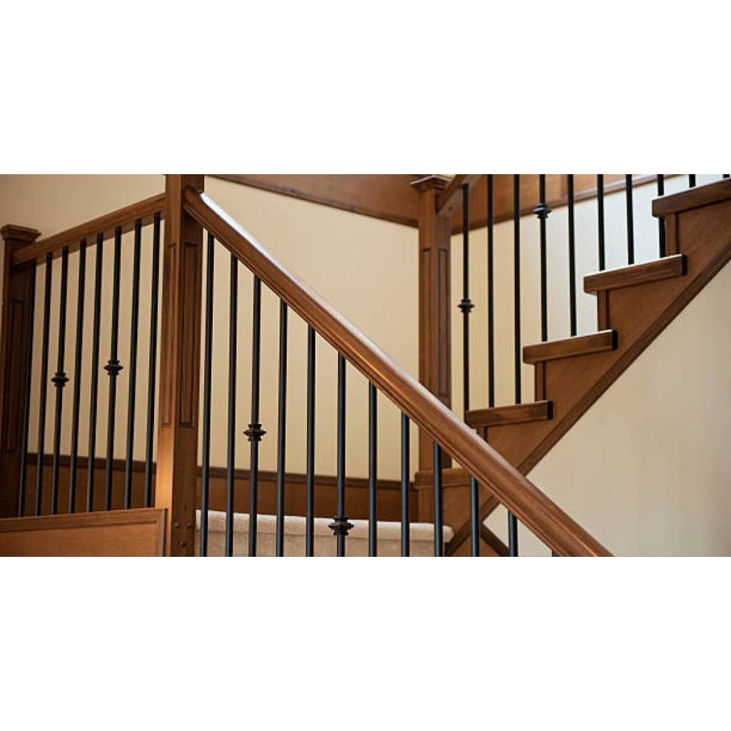 Jual railing tangga teralis dan spandrel hendel kayu harga permeter ...