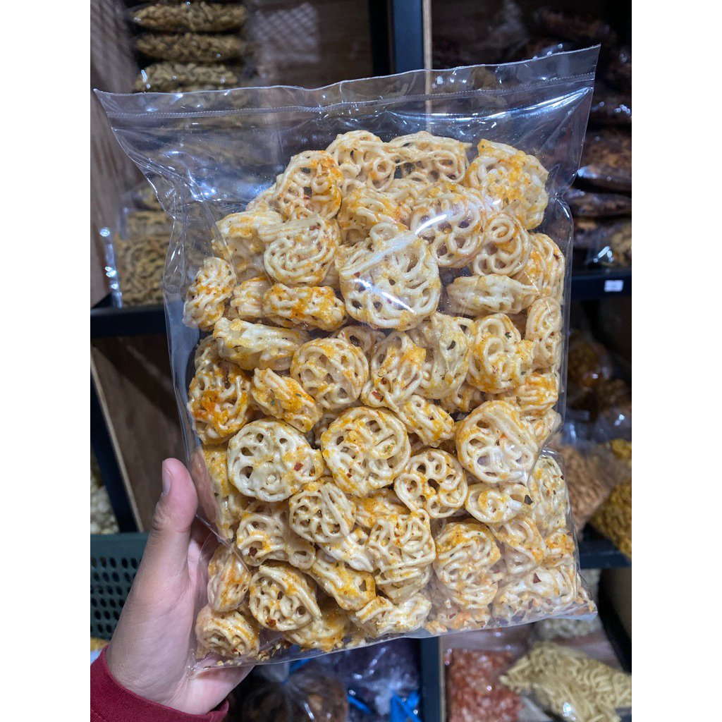 Jual Kerupuk Sebring Rafael 250 Gr PEDAS DAUN JERUK | Shopee Indonesia