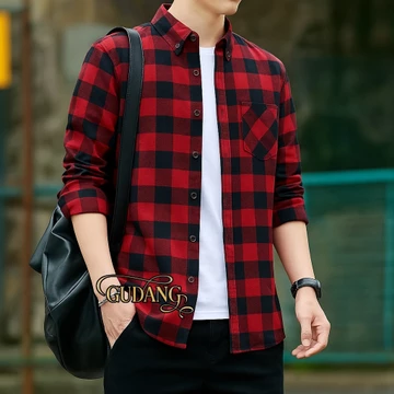 Kemeja Flanel Premium Bahan Flanel Premium Motif Kotak Pria Dan Wanita