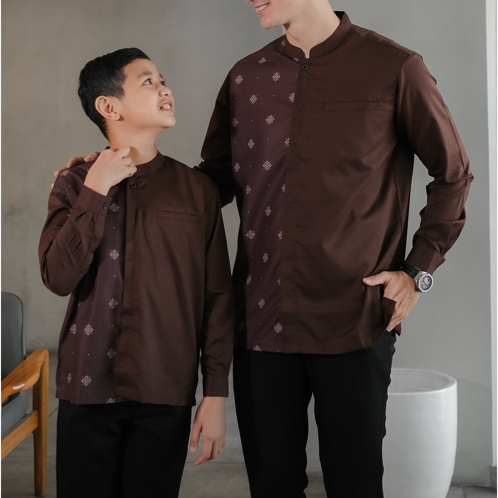 KEMKO MAHOGANY KEMEJA KOKO PAKAIAN CASUAL PRIA