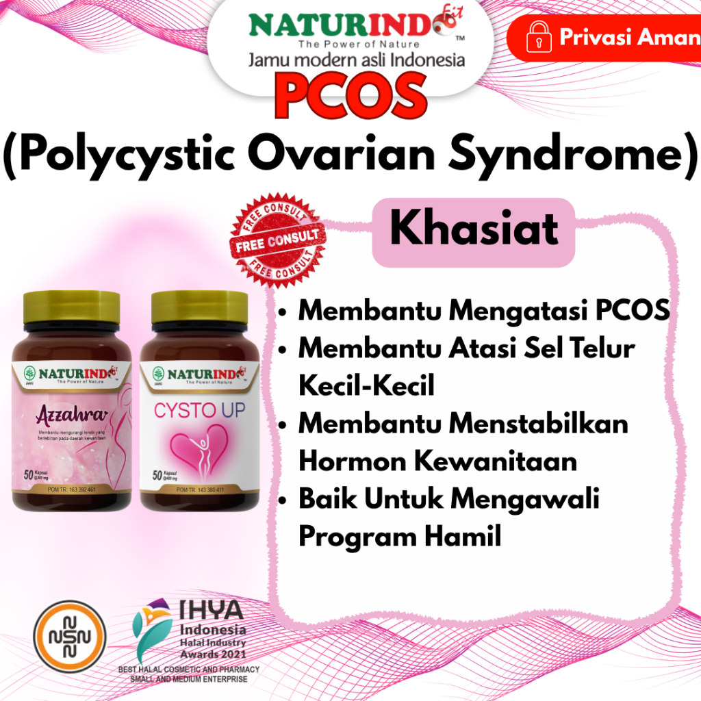 Jual Obat Herbal PCOS Polycystic Ovarian Syndrome Sindrom Polikistik ...