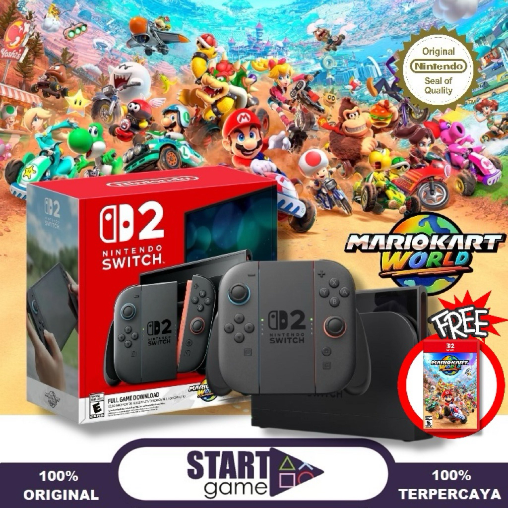 Jual Nintendo Switch Mario Kart World Bundle Shopee Indonesia