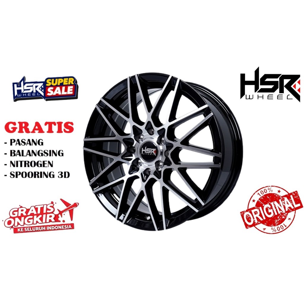 Jual VELG MOBIL AVANZA,LIVINA,AGYA R16 TYPE HSR HANE 5337 LEBAR 6,5 ...