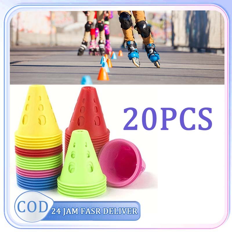 Jual 10pcs Kerucut Sepatu Roda Cone Sepatu Roda Inline Skate Inline ...