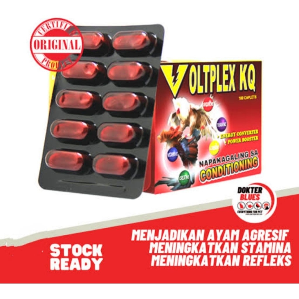 Jual VOLTPLEX KQ SUPLEMEN AYAM LAGA PENAMBAH STAMINA DAN AGRESIF ...