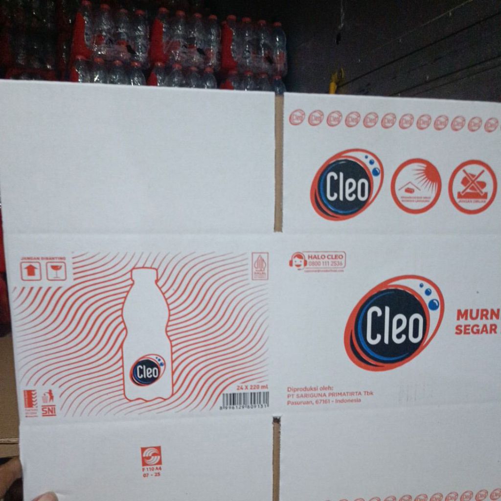 Jual CLEO BOTOL MINI 220ML 1x24pcs | Shopee Indonesia
