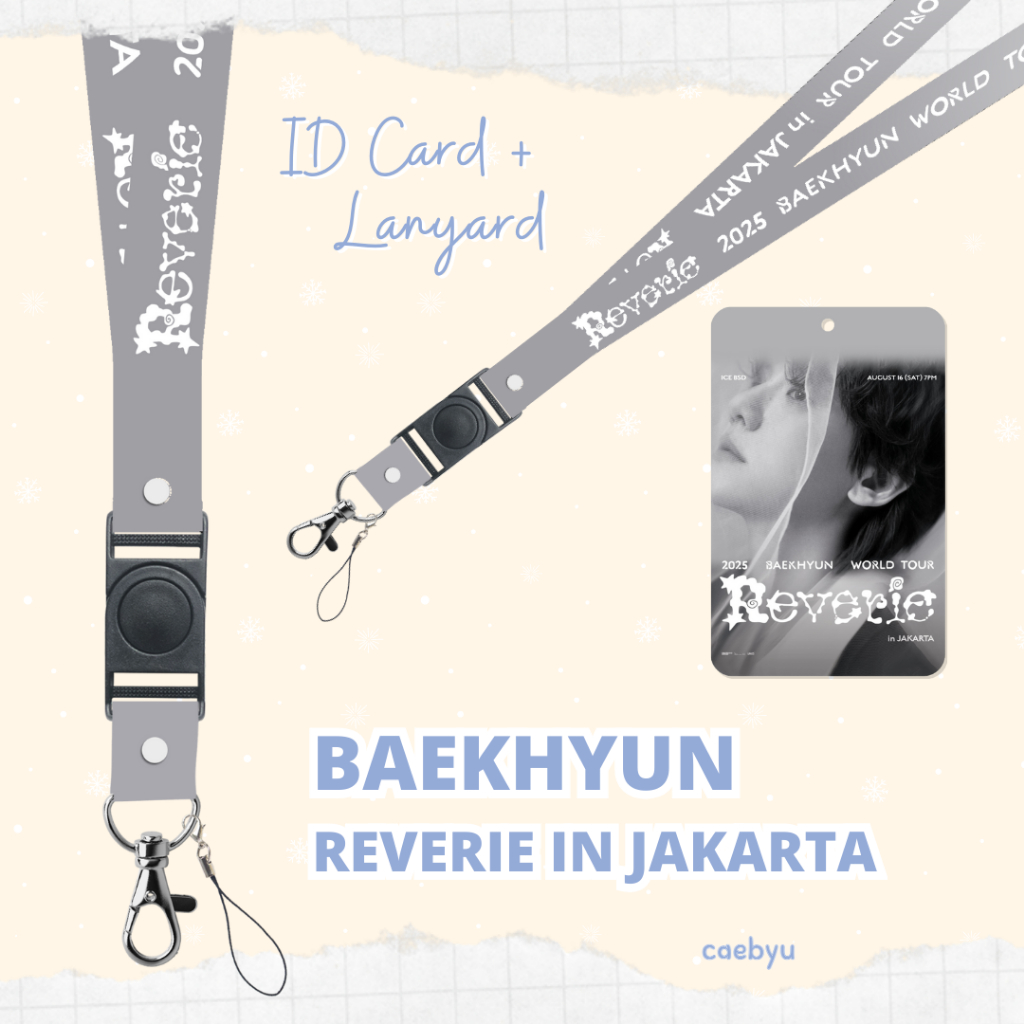 Jual READY STOCK ID Card + Lanyard BAEKHYUN REVERIE in Jakarta Kpop exo ...