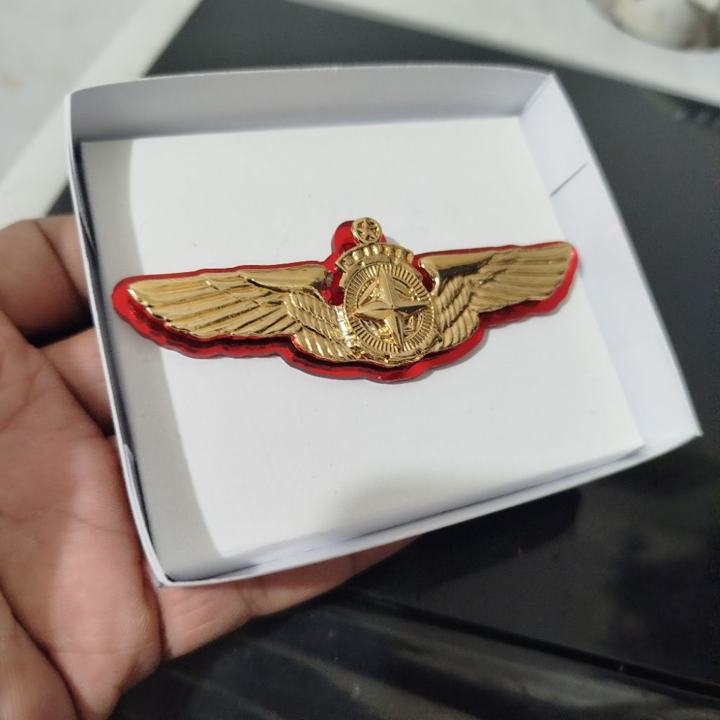 Jual brevet wing pdh driver baru dasar akrilik mika | Shopee Indonesia