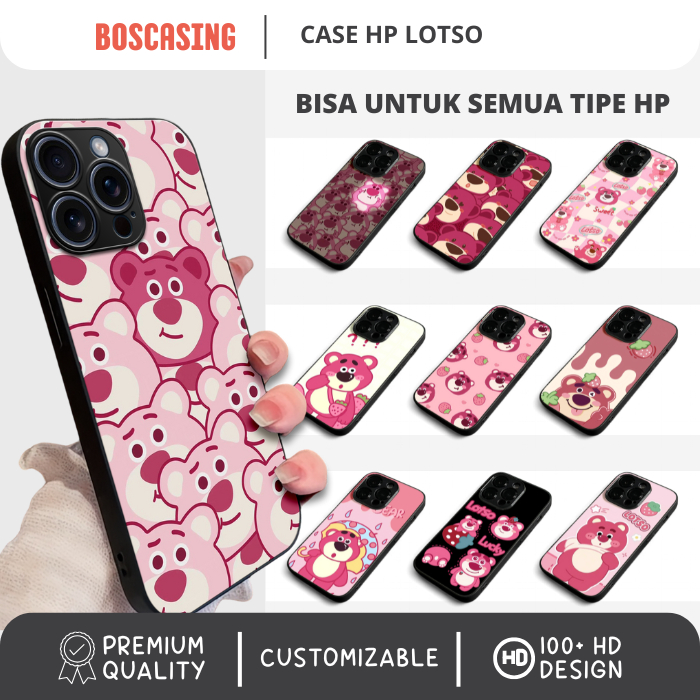 Jual [PREMIUM] Casing Case HP Karakter Lucu Lotso Pink Pastel All Type ...