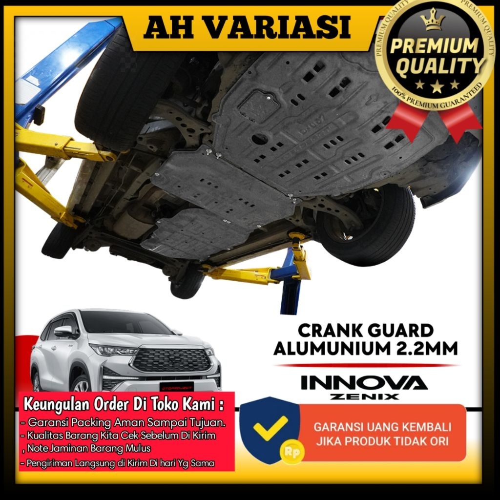 Jual Innova Zenix - Crank Guard Alumunium 2.2 Cover Bawah Mesin Innova ...