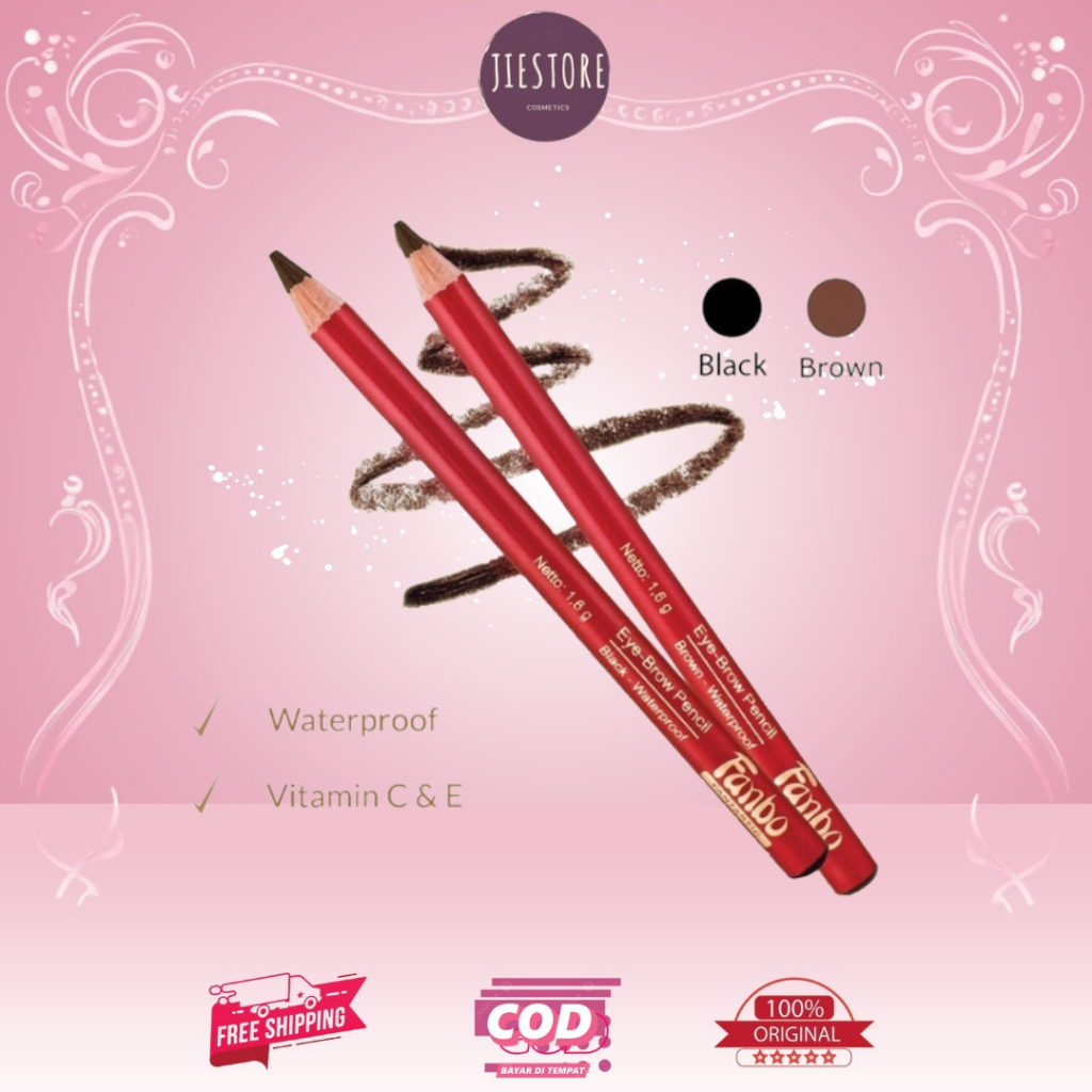 Jual Fanbo Eyebrow Pencil/Fanbo Pensil Alis Brown | Shopee Indonesia