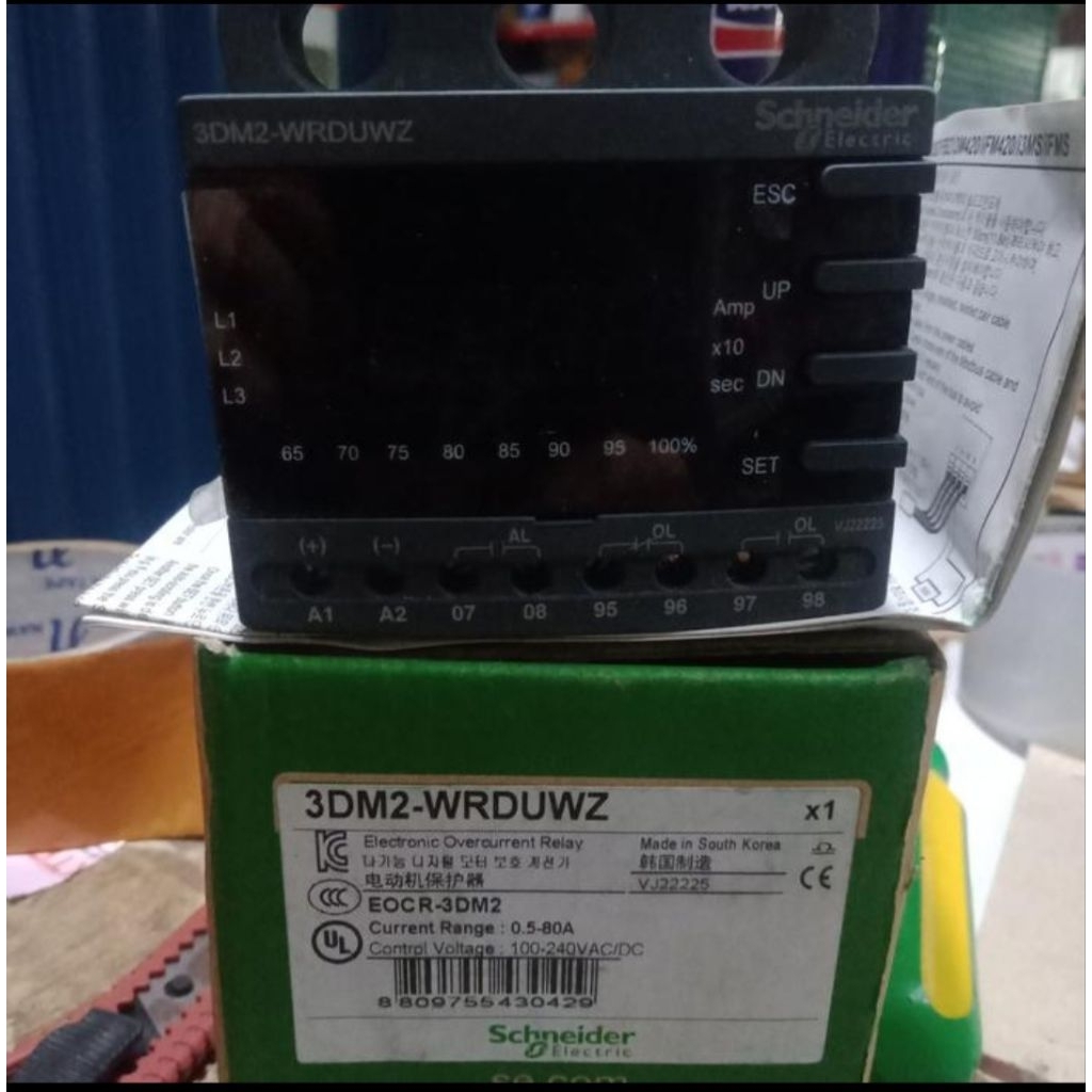 Jual ELECTRONIC OVERCURRENT RELAY SCHNEIDER 3DM2-WRDUWZ/EOCR 3DM2 ...