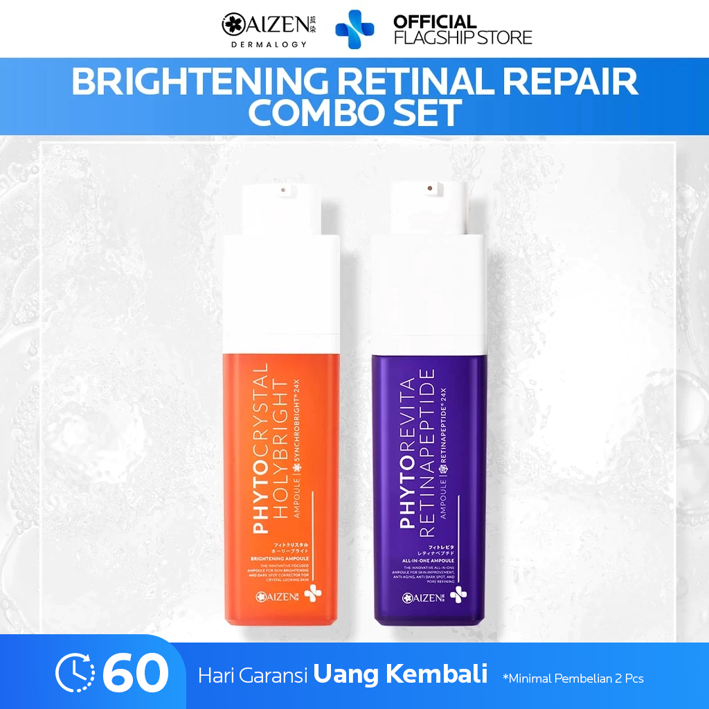 Jual Aizen - Brightening Retinal Repair Combo Set | Shopee Indonesia