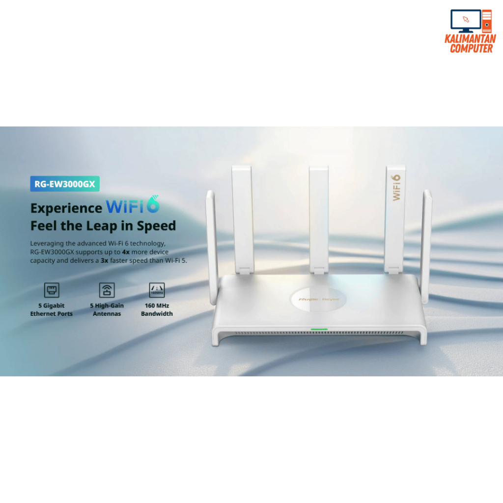 Jual RUIJIE Reyee RG-EW3000GX AX3000 Dual-band WIFI 6 Router Mesh ...