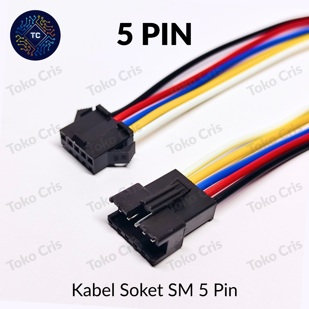 Jual Kabel Soket SM 5 Pin / Connector SM 5P Socket / JST Quick ...