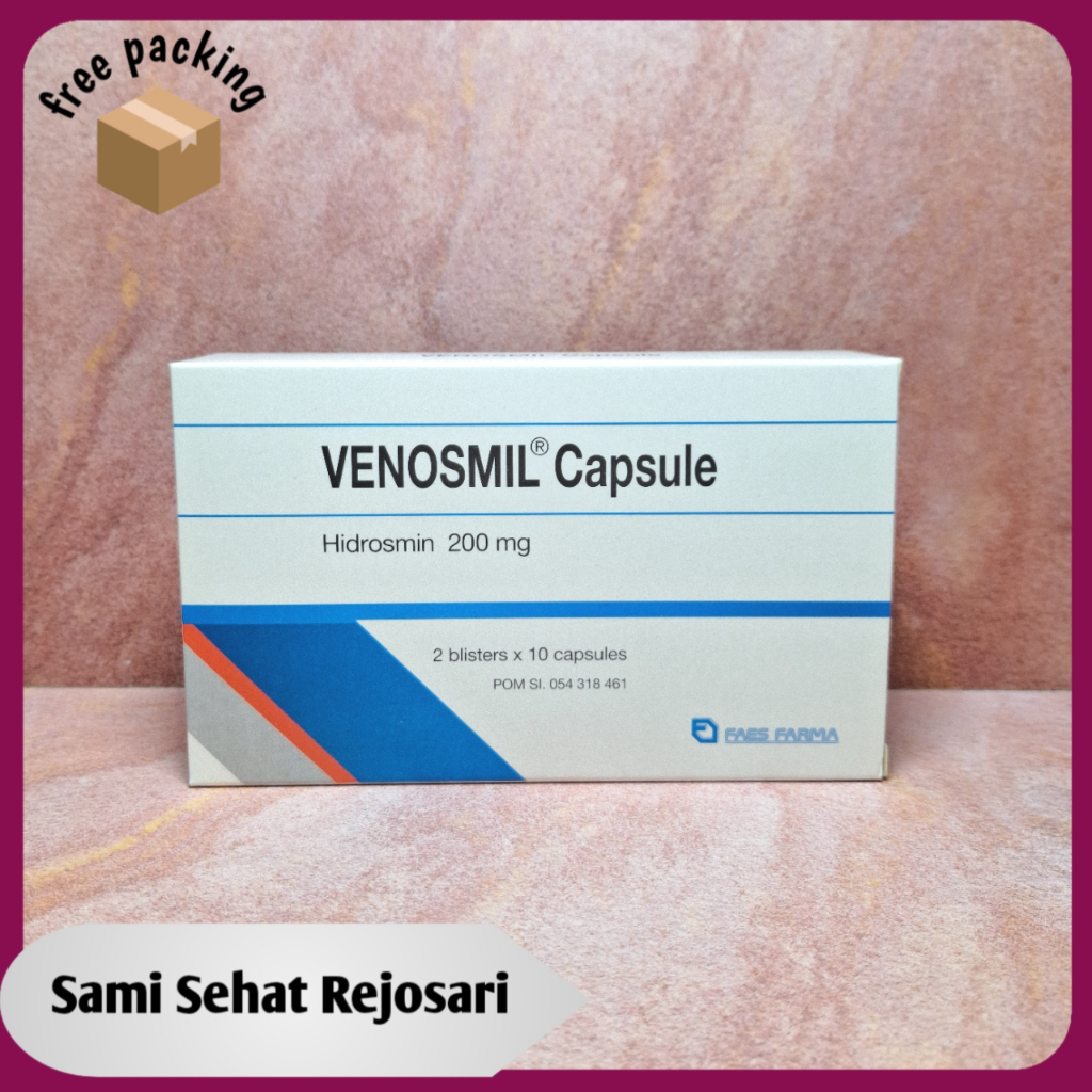 Jual 1 BOX VENOSMIL 20 KAPSUL | Shopee Indonesia