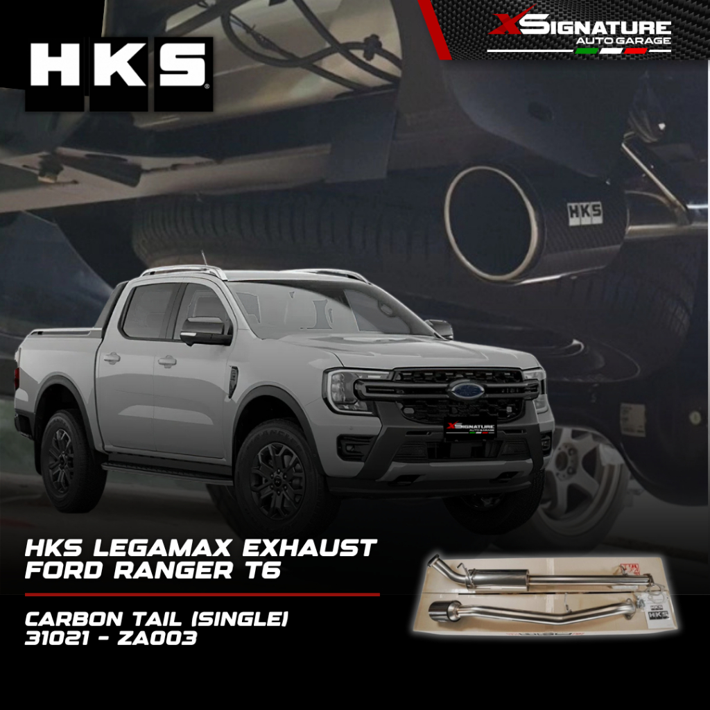 Jual HKS EXHAUST FORD RANGER T6 LEGAMAX CARBON FIBER TAIL SINGLE EXIT ...