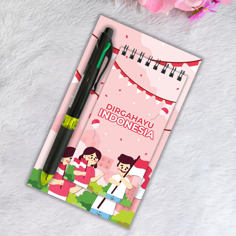 Jual Paket 2in1 Spesial Hari Kemerdekaan Indonesia 17 Agustus Notes ...
