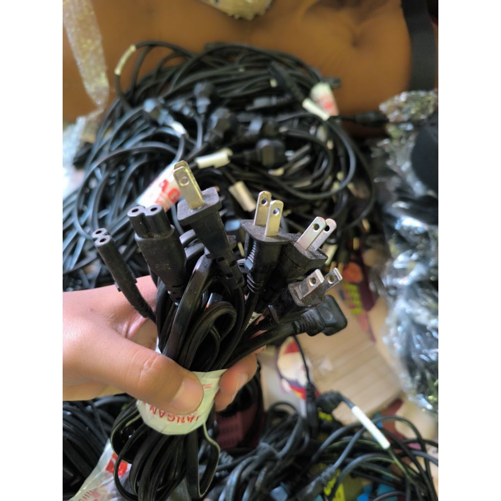 Jual Kabel Power Laptop Second Original model Lurus terbaik | Shopee ...
