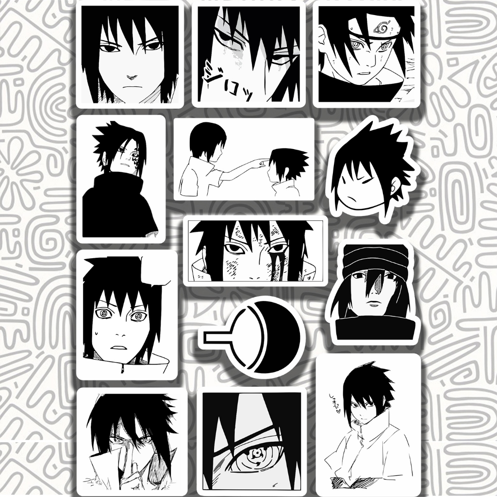 Jual Stiker Anime Uchiha Sasuke || Sticker Aesthetic Sasuke Uchiha ...