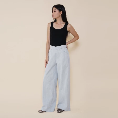 MAJEWITHLOVE Waist Long Pants KK0062