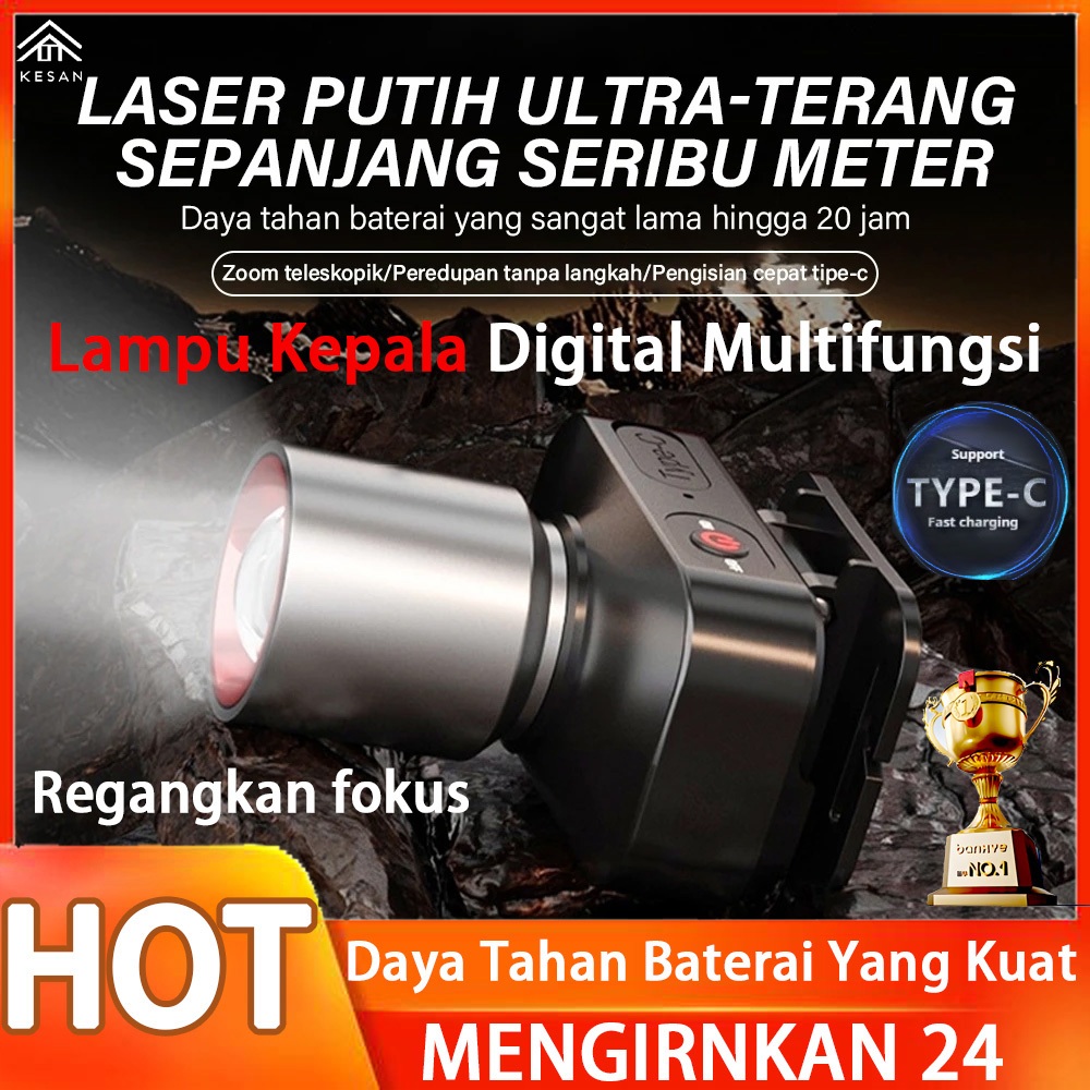 Jual 【READY】COD HOT Yang Paling Terang Di Seluruh Jaringan Senter ...