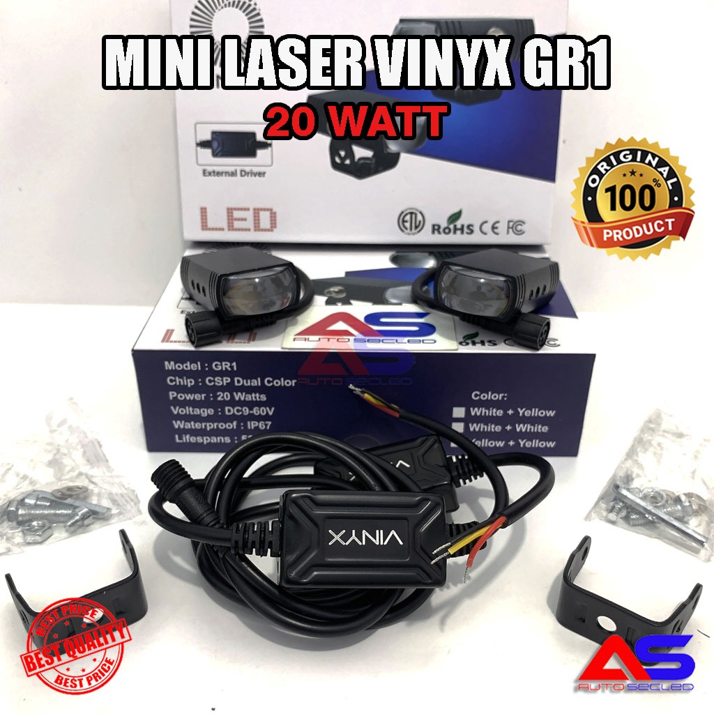 Jual ORIGINAL LAMPU TEMBAK VINYX GR1 D2 MINI SLIM SOROT LED LASER GUN ...