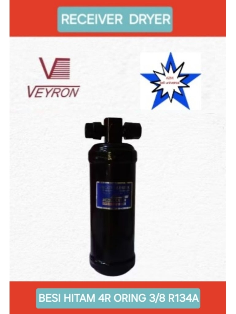 Jual DRYER DRIER FILTER TABUNG SARINGAN FREON AC MOBIL BESI HITAM ...