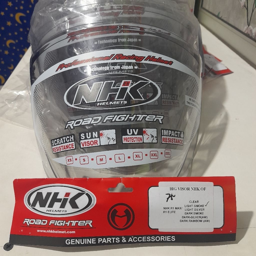 Jual kaca visor helm NHK R1 MAX|R1 ELIT ORIGINAL NHK | Shopee Indonesia