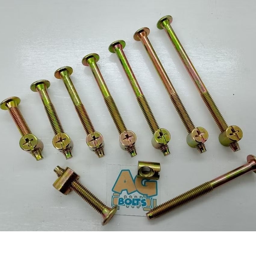 Jual Set Baut JCBC KUNING M6 4 s/d 10 cm + Mur JRN / Palu / Guling ...
